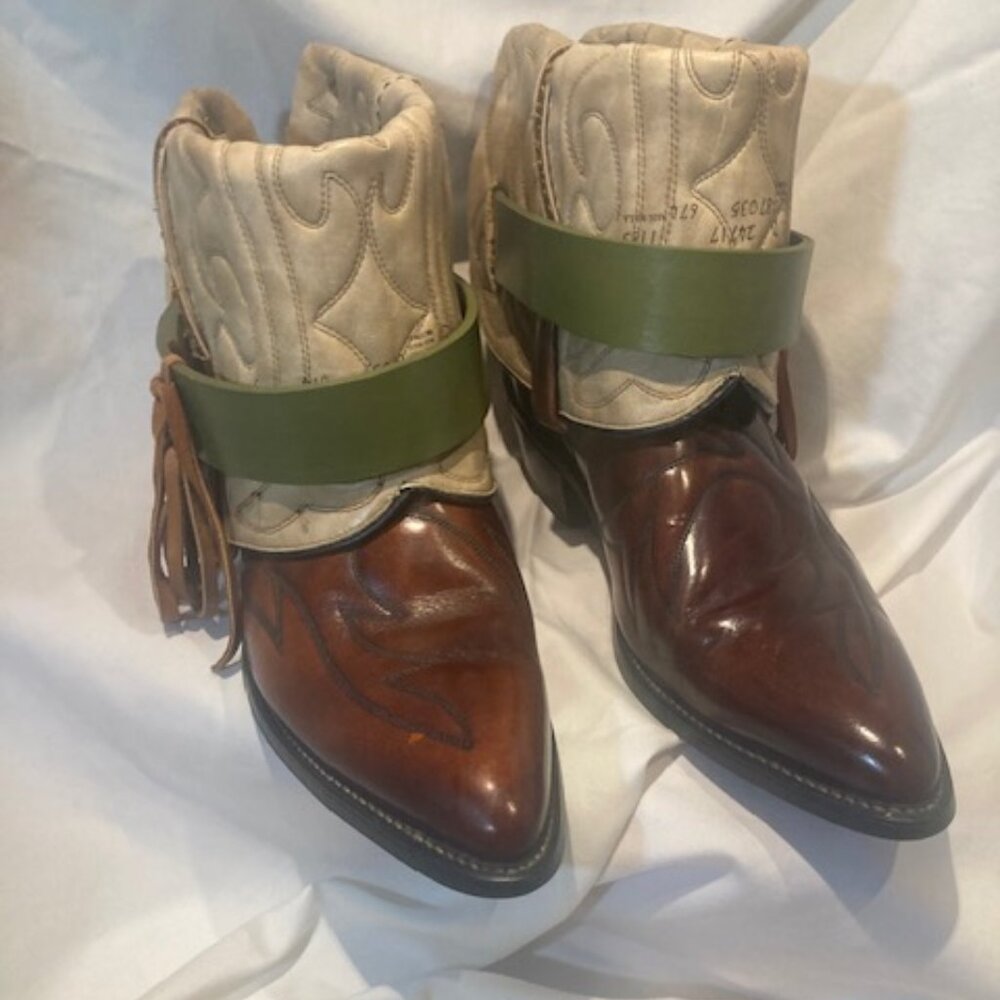 Hand Made Cowboy Boots Mens Size 12.